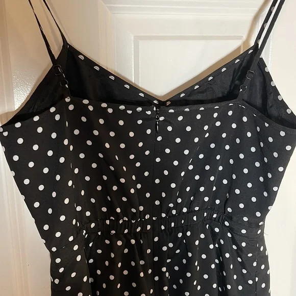 J.Crew women’s black and white thin strapped dress size 0 - Picture 5 of 12